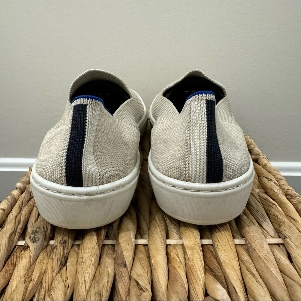 Rothy's Cream‎ The Original Slip On Flat Casual Shoe 6